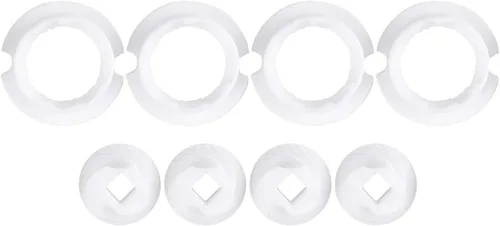 Vista 7 de iiniim 4 piezas de molinillo de café, núcleo de molienda de cerámica, accesorios de molienda de pimienta, blanco, talla única