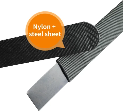 Vista 9 de Cinturón táctico con hebilla magnética, hebilla automática, nailon, ocio al aire libre para hombres, liberación rápida de un segundo