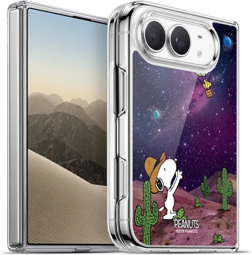 Vista 174 de Head Case Designs Funda de gel con licencia oficial de Peanuts Nebula Cactus Needles Snoopy Space Cowboy [protección de grado militar] compatible