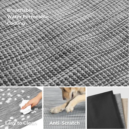 Vista 4 de Veehoo Cama Elevada para Perros, Catres Elevados para Perros Grandes, Cama Impermeable para Perros de Exterior, Hamaca Refrescante para Mascotas