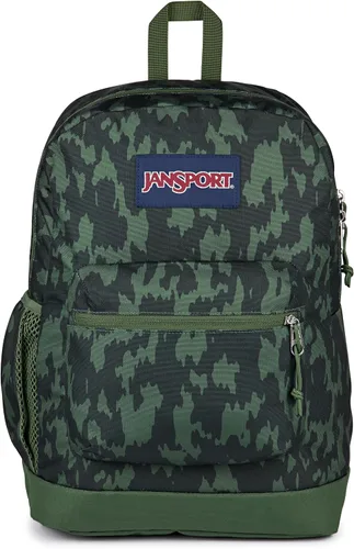 Vista 32 de JanSport Cross Town Plus - Mochila con compartimento principal grande, bolsillo lateral para botella de agua, funda acolchada para laptop de 15