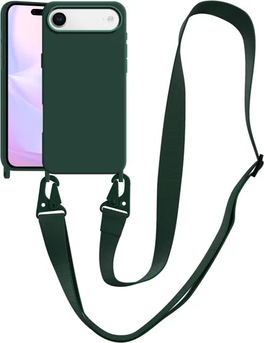 Vista 90 de Funda compatible con iPhone 8 Plus, iPhone 7 Plus/6 Plus/6S Plus con cordón, funda cruzada para iPhone con correa ajustable de silicona para iPhone