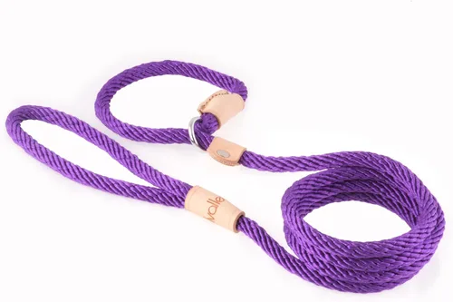 Vista 43 de Alvalley Correas de cuerda para perros con tapón, correas antideslizantes para mascotas para perros, correa suave trenzada sin tirones, ajustable