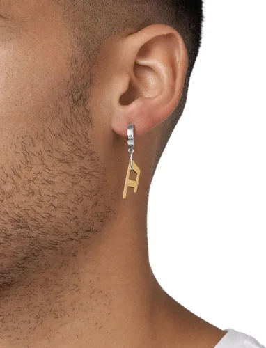 Vista 3 de Diesel Pendientes de acero inoxidable para hombre