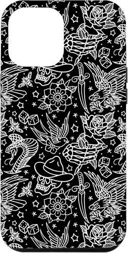 Vista 26 de Funda de arte de tatuaje tradicional americano para iPhone 17