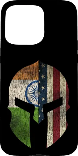 Vista 30 de iPhone 11 Indian American Pride - Carcasa para teléfono con bandera de la India