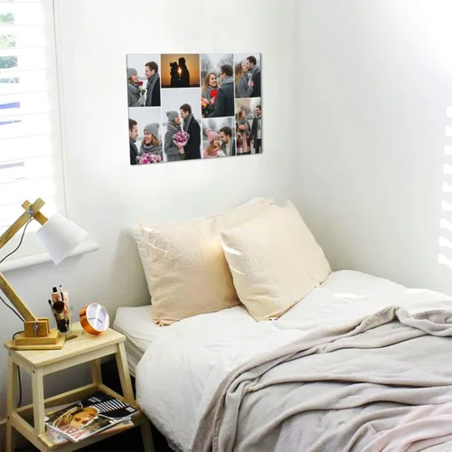 Vista 6 de Nxwdwqa Impresiones en Lienzo Personalizadas con Tus Fotos Impresas, Arte de Pared en Lienzo Personalizado, Sube Tu Foto al Arte de Pared, Regalo