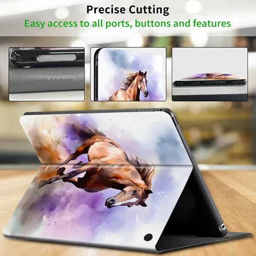 Vista 91 de Funda para tablet Kindle Fire 7 2019/2017 lanzamiento 9ª/7ª generación 7 pulgadas, ligera, protectora de piel sintética, cubierta inteligente