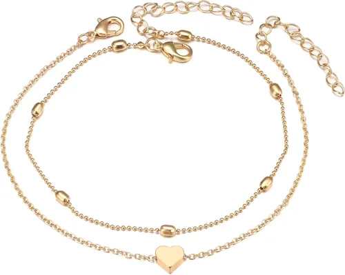 Vista 7 de Fesciory - Tobillera ajustable de aleación de oro, joyería de regalo, para mujer
