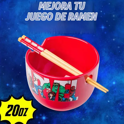 Vista 13 de Silver Buffalo Sanrio Hello Kitty Flowers, cuenco de ramen con palillos Patrón de flores de Hello Kitty