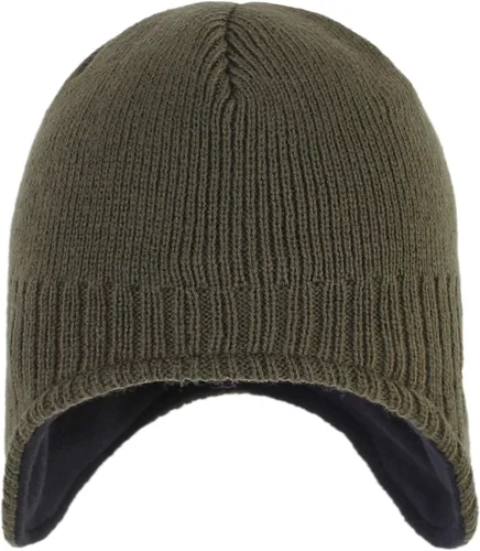 Vista 2 de Connectyle Gorro de invierno cálido para hombre, con forro polar y orejera, gorro diario