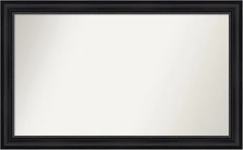 Vista 361 de Amanti Art Espejo personalizado, espejo de baño negro Astor, espejo de pared o espejo de tocador de baño sobre el fregadero (25 x 25 pulgadas)
