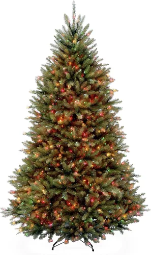 Vista 4 de National Tree Company Árbol de Navidad artificial preiluminado de abeto
