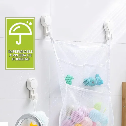 Vista 4 de Elegear Ganchos de ducha resistentes (paquete de 2) – Ganchos de succión al vacío impermeables y reutilizables para baño, cocina