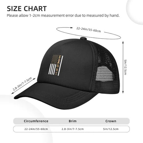 Vista 4 de Gorra de béisbol de malla para adultos, personalizada, ajustable, gorra de camionero casual, sombrero de sol para papá