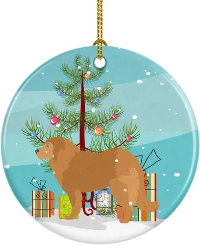 Vista 16 de Caroline's Treasures Cavalier King Charles Spaniel - Adorno de cerámica para árbol de Navidad, decoración colgante para el hogar, Navidad, fiestas