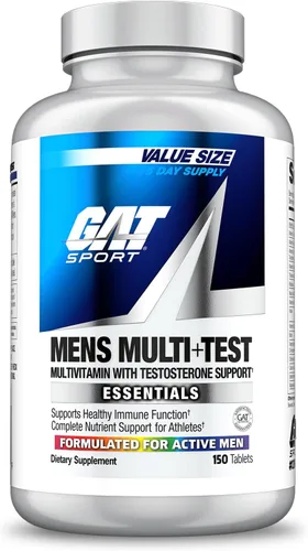 Vista 5 de GAT SPORT Tabletas multivitamínicas premium para hombres Multi + Test (60 unidades)