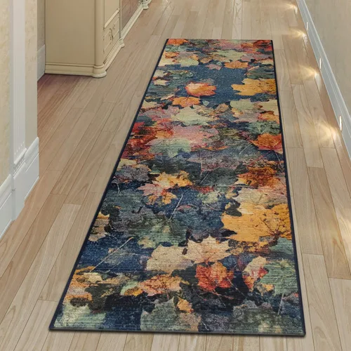 Vista 41 de Liora Manne Marina - Alfombra de área duradera de mezcla sintética tejida a máquina para interiores/exteriores - Gráfico contemporáneo océano global