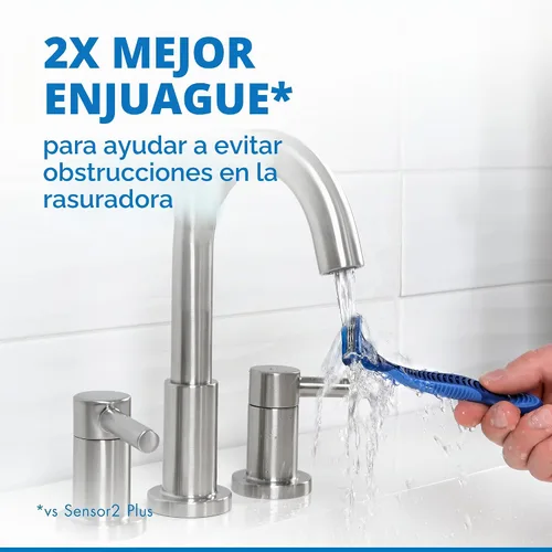 Vista 5 de Gillette Sensor3 Afeitado suave – Maquinilla de afeitar desechable, 4