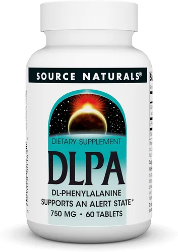 Vista 5 de Source Naturals DLPA DL-Fenilalanina Suplemento Que Apoya un Estado de Alerta* - 750 mg - 30 Tabletas