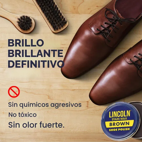 Vista 6 de Lincoln Cera para pulir zapatos - 2-1/8 oz Fabricado en Estados Unidos desde 1925