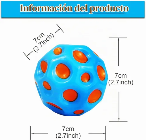 Vista 2 de ZHEBAG Super High Jumping Ball,Extreme High Bouncing Ball, Super High Bouncing Ball, Children's Sensory Ball, Athlete Training Ball