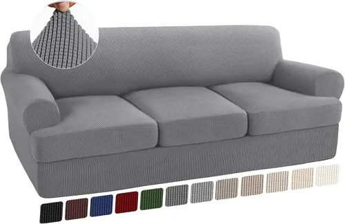 Vista 40 de Turquoize Funda para sillón con cojín en forma de T para sala de estar, funda elástica para sofá, funda suave para sillón, fundas de muebles