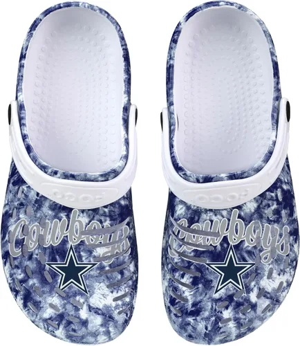 Vista 25 de FOCO NFL Womens NFL Team Logo Cloudie Garden Water Sandals Shoes Slipper Clogs with Strap