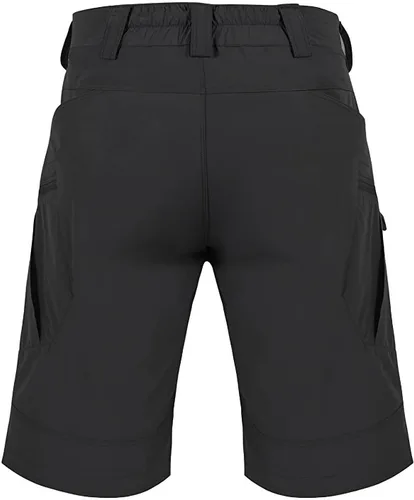 Vista 4 de Pantalones cortos tácticos para hombre, con bolsillo, casual, sueltos, para correr, atléticos
