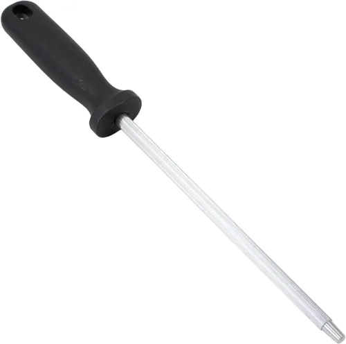 Vista 2 de Cuchillo de cocina de acero para afilar varilla de 12 pulgadas