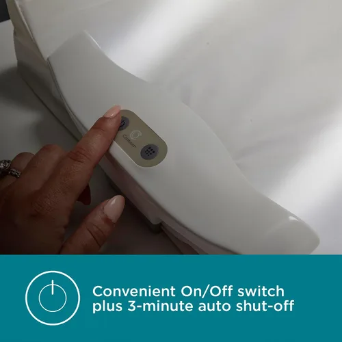 Vista 5 de Contours GlowFlex - Luz nocturna para bebés para cambios de pañales, brillo suave regulable, control táctil, apagado automático, correa