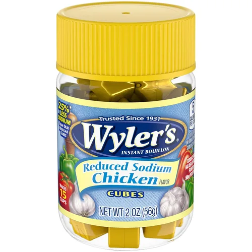 Vista 9 de Wyler's Cubos de caldo instantáneo de carne de res (tarro de 3.25 onzas)