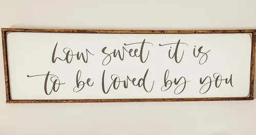 Vista 9 de BERANT Letreros de madera con texto en inglés «We Decided To Forever» para decoración del hogar, casa de campo, 4 x 16 pulgadas Letrero de madera_02