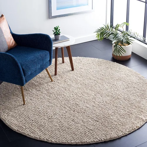 Vista 25 de SAFAVIEH Natura Collection - Alfombra decorativa, 2 x 3 pies, color beige, mezcla de lana hecha a mano, diseño texturizado, ideal para pasillo