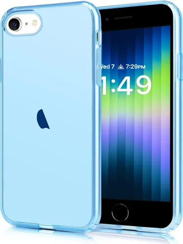 Vista 13 de JJGoo Funda compatible con iPhone SE 2022/2020, compatible con iPhone 7 8, transparente, suave, transparente, a prueba de golpes, delgada, delgada