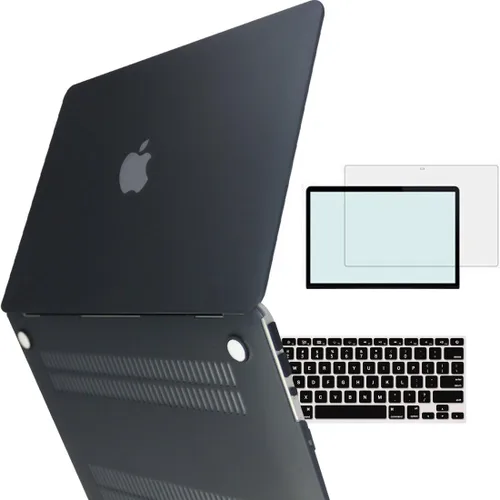 Vista 2 de Funda compatible con MacBook Pro de 13 pulgadas con CD-ROM modelo A1278 versión 2008-2012, carcasa rígida 4 en 1 de plástico a presión con protector