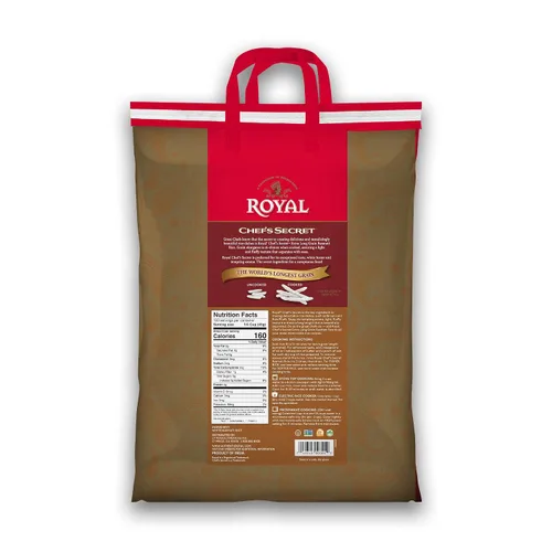 Vista 4 de Arroz Basmati Royal Chef's Secret en grano, extra largo, de 10 libras