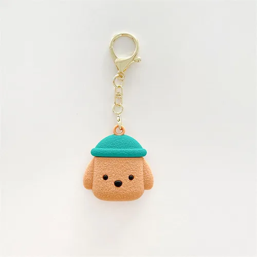 Vista 5 de Funda de silicona de animales lindos compatible con Airtags Finder Location Tracker Llavero para niños y mascotas llaves Paquete de 4