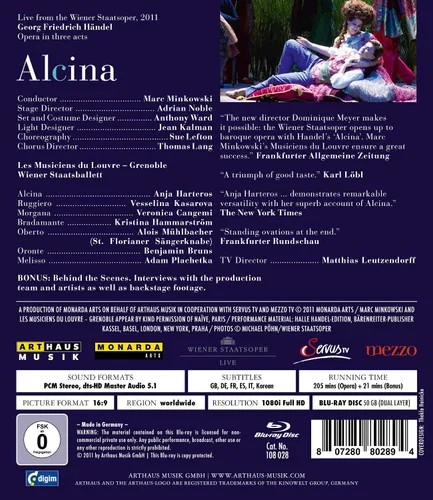 Vista 2 de Handel Alcina (Wiener Staatsoper Live) Blu-ray