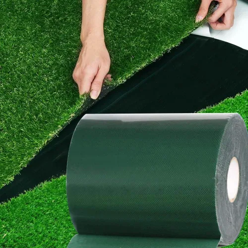 Vista 8 de Cinta de césped artificial, cinta de costura de césped artificial autoadhesiva para césped, césped, unión de alfombras