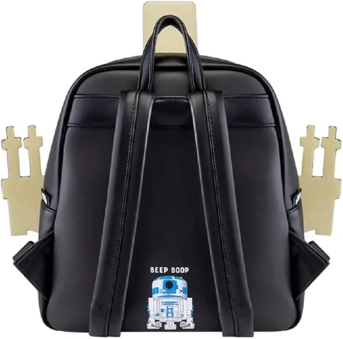 Vista 3 de Loungefly Star Wars R2-D2 X-Wing Mochila (Star Wars Celebration 2022 Convention Exclusive), multicolor, talla única, Multicolor