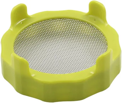 Vista 10 de Tapas de germinación, tapa de brote de plástico con pantalla de acero inoxidable para frascos Mason de boca ancha, kit de germinación para brotes
