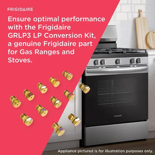 Vista 4 de Frigidaire Kit de conversión GRLP3 LP para estufas de gas y estufas