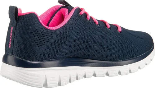 Vista 5 de Skechers - Zapatillas de malla rosa para mujer 12615 MVE