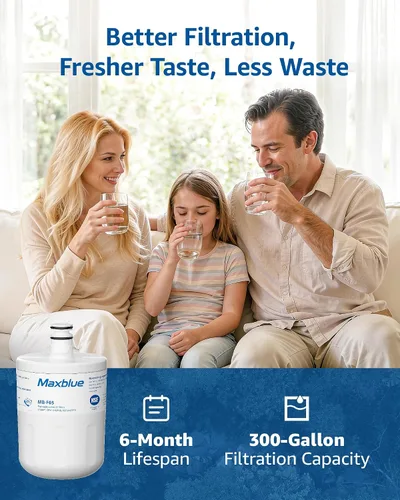 Vista 6 de Maxblue Filtro de agua para refrigerador 5231JA2002A, repuesto para LG® LT500P®, ADQ72910911, GEN11042FR-08, LFX25974ST, ADQ72910901, ADQ72910907