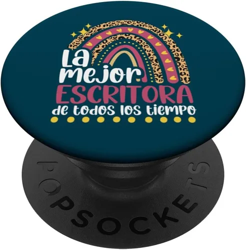 Vista 6 de La Mejor Escritora Divertido Mujer regalo para Escritora PopSockets MagSafe PopGrip for iPhone
