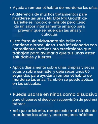Vista 3 de Esmalte para uñas Barielle no morder pro Crecimiento, 0.5 Onzas