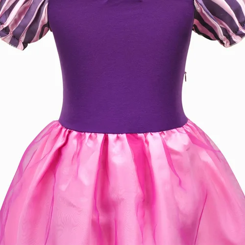 Vista 5 de Avady Girls Princess Costume for Rapunzel Tangled Birthday Party Halloween Christmas Dress Up Purple