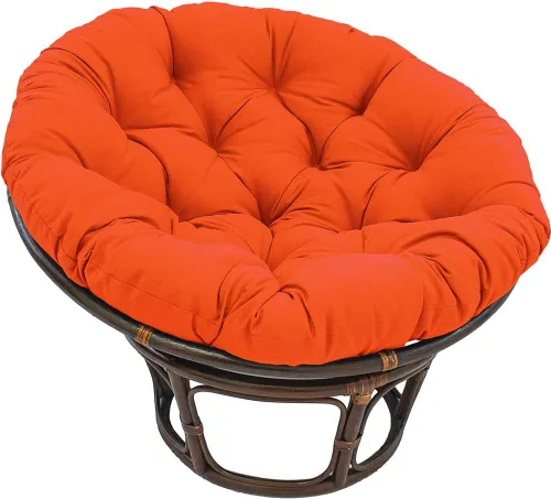 Vista 5 de Cojín colgante para silla de hamaca, cojín de tumbona para interiores y exteriores, cojín redondo grueso para silla de huevo, cojín de asiento