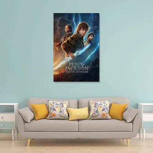 Vista 2 de BORIZ Póster de Percy Jackson y los Olímpicos, póster artístico y arte de pared, póster moderno para decoración de dormitorio familiar, 08 x 12
